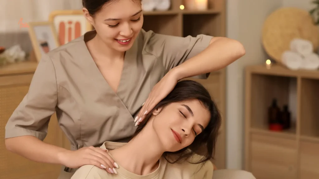 Professional Neck and Shoulder Massage at the Best Spa in Gulshan designed to relieve muscle tension, reduce stress, and improve upper body comfort